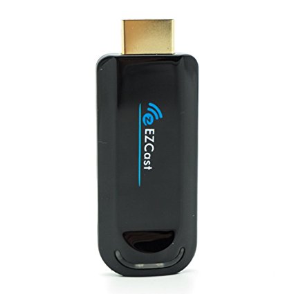 EZCast 2.4G WiFi Display Adapter 1080P HDMI Media Streaming TV Stick Support EZCast App, Airplay, DLNA, MiraCast, EZMirror, and YouTube