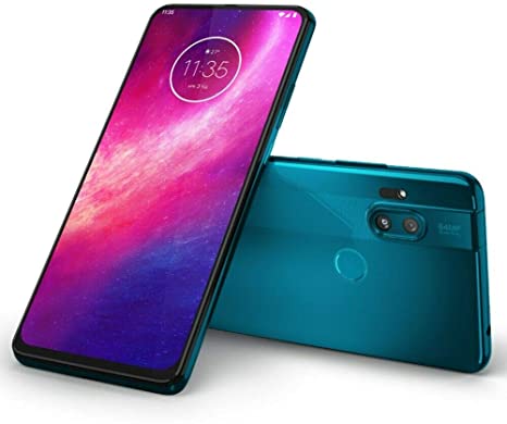 Motorola One Hyper 128GB   4GB RAM, XT202-1, 6.5” FHD , 64 MP Photos, LTE Factory Unlocked Smartphone - International Version (Blue Iceberg)