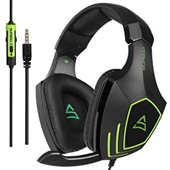 SUPSOO G820 Multi-Platform Over Ear Xbox one mic PS4 Gaming Headset Bass Gaming Headphones with Microphone For New Xbox one PS4 PC Laptop Mac iPad iPod