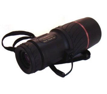 Visionking Fully Waterproof Zoom Monocular - 10-25X Magnification - Close Focus Down To 500mm - Sits Perfectly In Your Hand - Well Balanced - Rubber Armoured Body - Includes Case And Strap