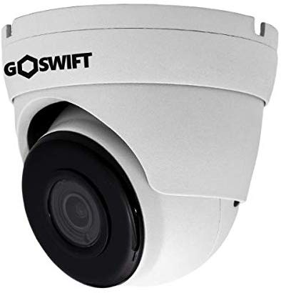 GoSwift 1080p (2MP) Turret Dome Onvif IP POE Security Camera 2.8mm Lens IP66 Weatherproof 100 Foot Night Vision