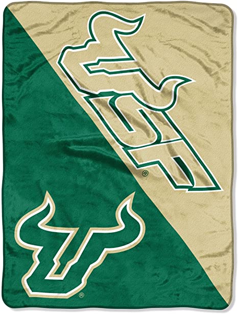 Officially Licensed NCAA "Halftone" Micro Raschel Throw Blanket, 46" x 60", Multi Color