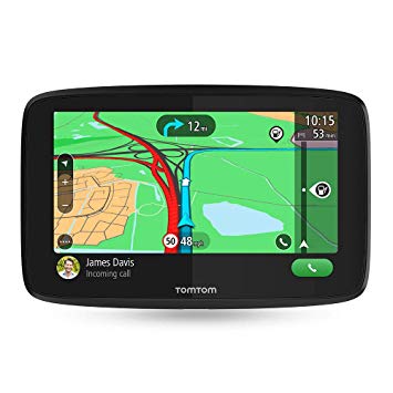 TomTom Car Sat Nav GO Essential, 6 Inch with Handsfree Calling, Siri, Google Now, Updates via Wi-Fi, Lifetime Traffic via Smartphone and EU Maps, Smartphone Messages, Capacitive Screen