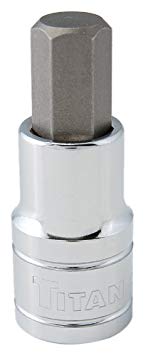 Titan Tools 15612 12 mm 1/2" Drive Hex Bit Socket