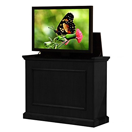 Touchstone Elevate Motorized TV Lift Cabinet – Rich Black Finish – For Flat Screen TVs up to 42”