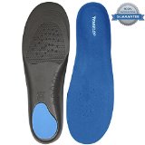 Full Length Orthotics by Envelop - Plantar Fasciitis Insoles - Shoe Inserts Provide Arch Support Ankle Support and Relief From Pain Caused by Flat Feet Bunions and More - Vive Guarantee Large