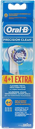 Oral-B Precision Clean Replacement Brush Heads - Pack of 5 (4 1 Extra)