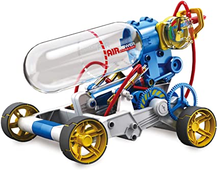 Elenco Teach Tech “Air Screamer”, Compressed Air Powered Racing Vehicle, STEM Building Sets for Kids 10