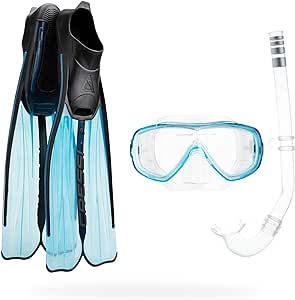 Cressi Rondinella Fins Plus Onda Mask Plus Gringo Snorkeling Set