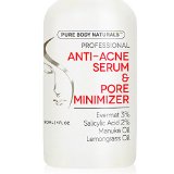 Acne Treatment for Face and Pore Minimizer Serum - Dermatologist Tested Product Made with Revolutionary Evermat Great for Anti Acne Spot TreatmentVisibly Reduces Blemishes and Smoothes Complexion 1 oz