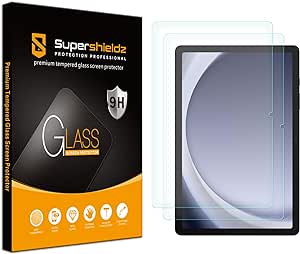 Supershieldz (2 Pack) Designed for Samsung Galaxy Tab A9 Plus (11 inch) Screen Protector, (Tempered Glass) Anti Scratch, Bubble Free