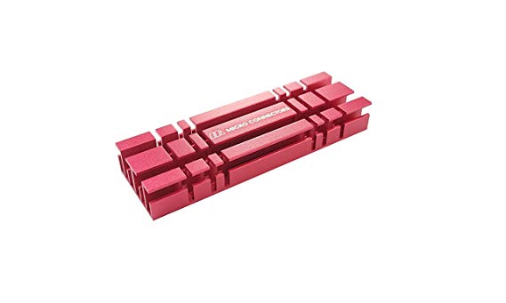 Micro Connectors M.2 2280 SSD Heat Sink Kit Cooling Red (NGFFM2-HS803-RD)