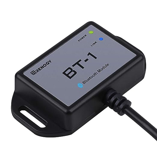 Renogy Bluetooth Module RJ45 Communication Port Wirelessly Monitor Real-time Insight Precise Control, Compatible Solar Charge Controllers, Battery Charger, Inverter (Bluetooth with RJ12)