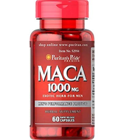 Puritan's Pride Maca 1000 mg Exotic Herb for Men -60 Capsules by Puritan's Pride