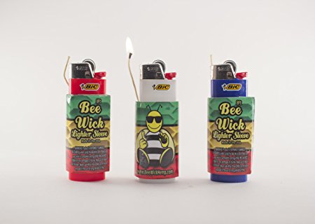 Hemp Wick Disposable Lighter Sleeve 3 Pack! (8 FT each)