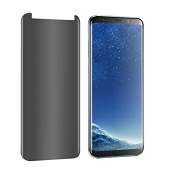 Galaxy S8 Plus Screen Protector Glass (Case Friendly Version)(Privacy Screen), Newspoint 3D Curved Edge Samsung Galaxy S8 Plus Tempered Glass Screen Protector 2017- Transparent