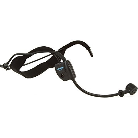 Shure WH20QTR Dynamic Headset Microphone - Includes Right-angle 1/4" Phone Plug for Unbalanced Mic Input