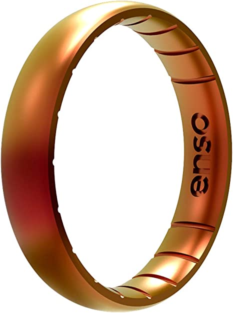 Enso Rings Thin Legend Silicone Ring | Handmade in The USA Medical Grade Silicone