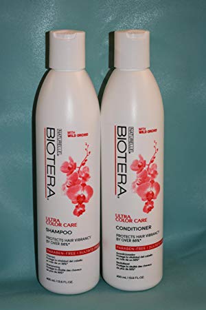 Naturelle Biotera Ulta Color Care Shampoo & Conditioner Set 13.5oz each Sulfate/Paraben Free