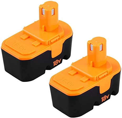 2 Packs 3.6Ah Ni-Mh P100 Battery Replacement for Ryobi 18V Battery ONE  Compatible with Ryobi 18 Volt one Plus ABP1801 ABP1803 BPP1820 130224007 130224028 130255004 1322401 1323303 Batteries