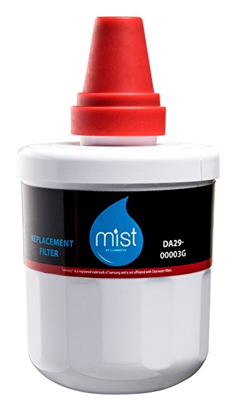 ClearWater Filters Mist Refrigerator Water Filter Replacement for Samsung Aqua-Pure Plus DA29-00003G, DA29-00003F, DA29-00003B, DA29-00003A, HAFCU1