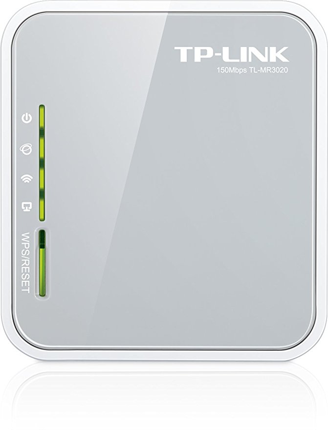 TP-Link TL-MR3020 Mini Pocket 3G/4G Wireless Router (Grey)