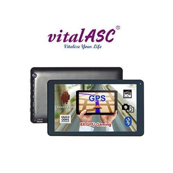 vital Air 9" Quad core GPS Gaming Tablet PC Bluetooth FM 1GB RAM 8GB Nand Flash Android 4.4
