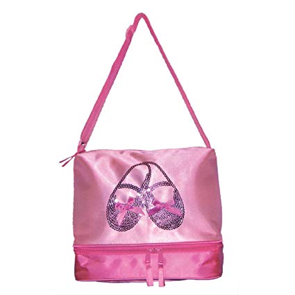 Horizon Dance 3402 Satin and Sequins Ballet Shoes Tote Bag for Little Girls