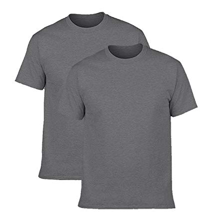 NewDenBer Men's Classic Basic Solid Ultra Soft Cotton T-Shirt | 1-2-4 Pack