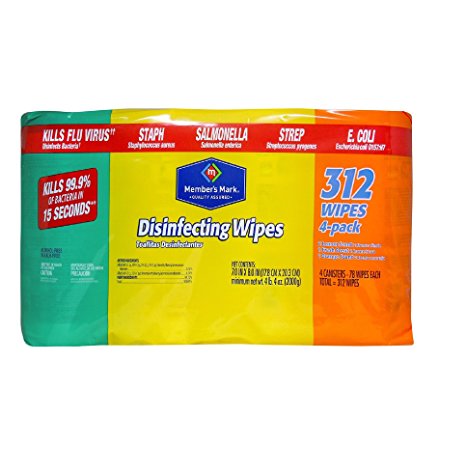 Member's Mark Disinfecting Wipes Variety Pack - 4 pk. - 78 ct. each TOTAL 312 Wet Wipes