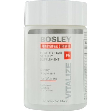 Bosley Healthy Hair Vitality Supplement for Women, 60 Count