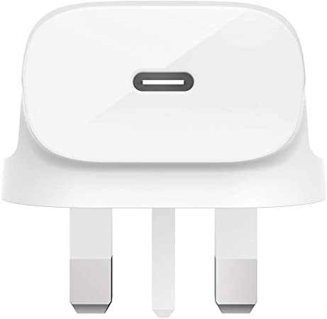 Belkin Boost Charge USB-C Wall Charger 18 W (Fast Charger for iPhone, iPad, Samsung, Pixel, Huawei, and More)