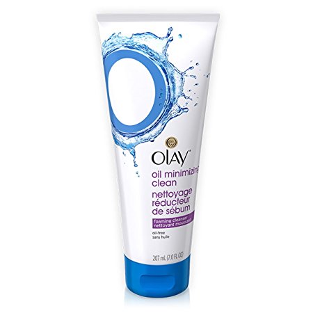 OLAY Oil Minimizing Clean, Foaming Cleanser 7 oz (Pack of 2)