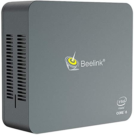 Beelink U57 Windows 10 4K Mini PC, 8GB DDR3L 256GB SSD Intel Core i5-5257U Mini Desktop Computer with Dual HDMI, Gigabit Ethernet, Dual Band Wi-Fi, Support Expand RAM and SSD,Type-C, Fan