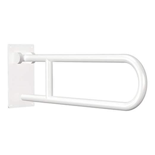 Moen R8960FDW 30-Inch Flip-Up Bathroom Grab Bar, Glacier