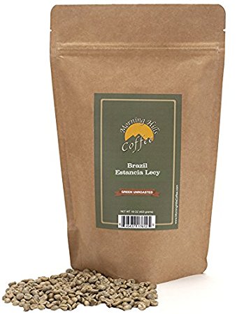 Brazilian Green Unroasted Coffee Beans 1 Pound