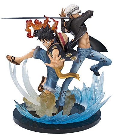 Bandai Tamashii Nations Monkey D Luffy & Trafalgar Law 5th Anniversary Edition "One Piece" Action Figure