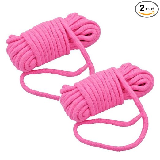 LUOOV Outdoor Rock Abseiling Rope Climbing Cord Equipment Portable Life Utility Fire Safety Escape -3/8 Inch 32foot 10m 64foot 20m 96foot 30m Climbing Rope