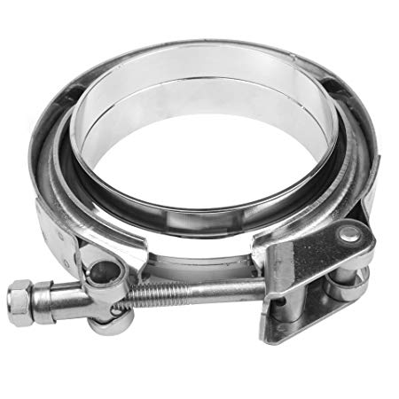 EVIL ENERGY 2.5" Stainless Steel V Band Quick Release Mild Steel Male Female Flange