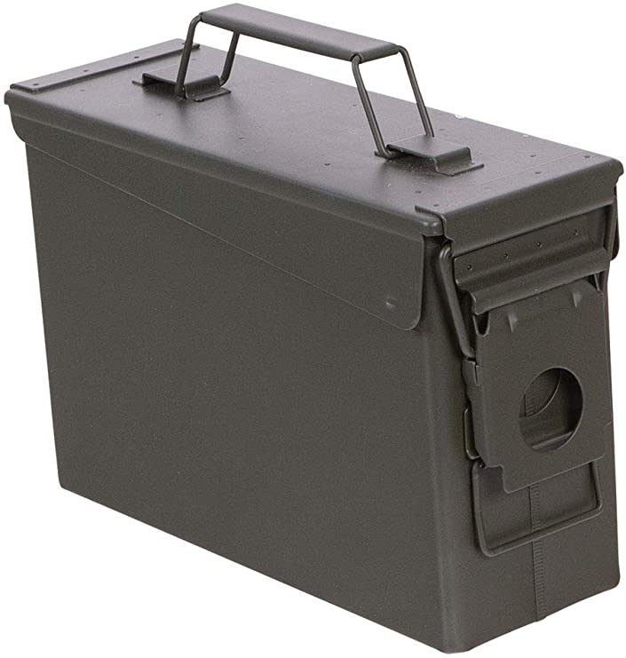 Allen Company 30 Cal Steel Ammo Can - (10-7/8 x 3-3/4 x 7 inches) Green