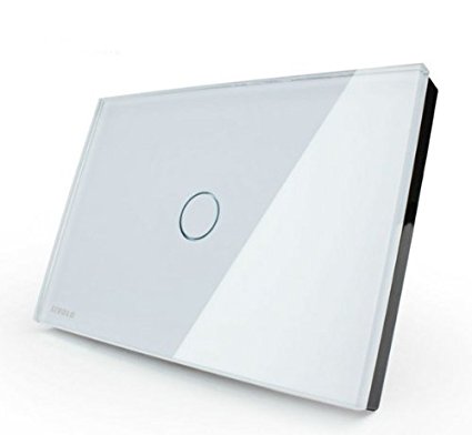 US/AU Standard, Smart home, White Crystal Glass Panel, AC110~250V, LED indicator, Light Touch Screen Switch VL-C301-81