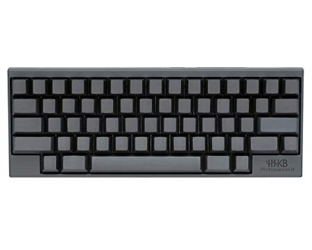 Happy Hacking Keyboard Professional2 (Compact, Charcoal, Blank Keycaps, 45G)