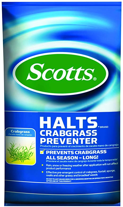 Scotts Halts Crabgrass & Grassy Weed Preventer, 5,000-sq ft