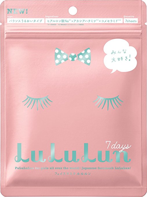 Lululun JAPAN Face mask Rururun 7 pieces (balance moisture type)