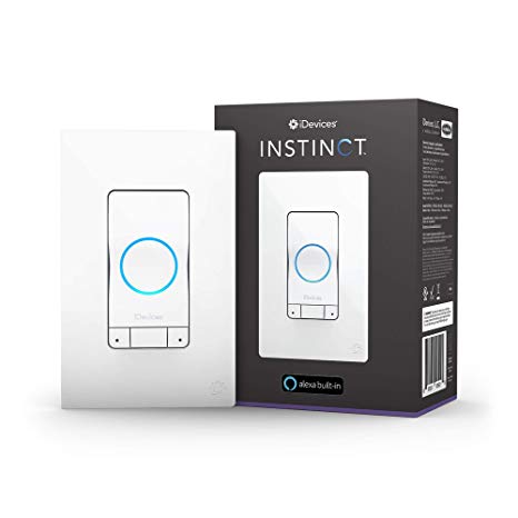 Instinct By iDevices, The Smart Light Switch With Alexa Built-In