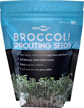 Broccoli Sprouting Seeds | Grown in USA | Non GMO | from Our Farm to Your Table (1 Pound)