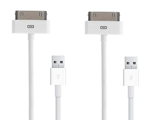 iPhone 4S Cable 6 ft Long 2 Pack OoRange USB Sync and Charging Cable for iPhone 44S iPhone 3G3GS iPad 123 iPod