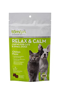 Tomlyn Relax and Calm Chews for Cats and Small Dogs, 30ct.