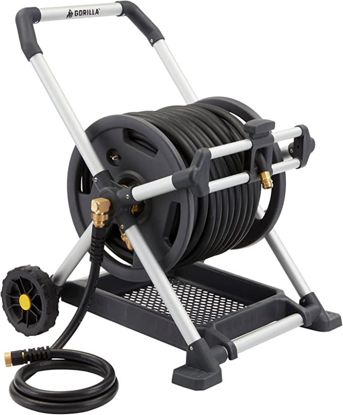 Gorilla 225’ Aluminum Zero-Rust Mobile Hose Reel