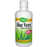 Natures Way Organic Aloe Vera Whole Leaf Juice -- 338 fl oz